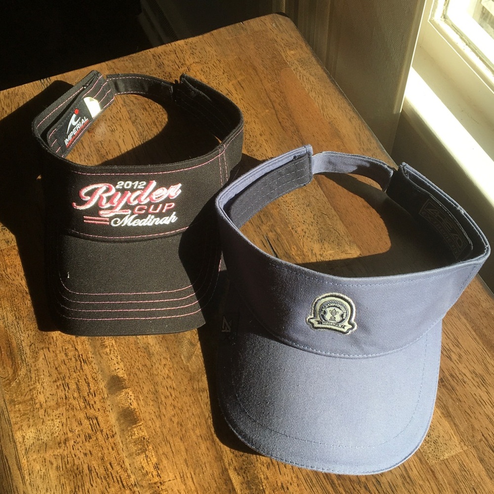 Black and Blue Visor Set